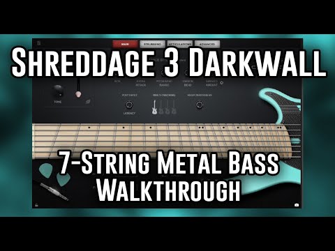 Shreddage 3 Darkwall Tutorial & Walkthrough (Virtual Bass for Rock & Metal)