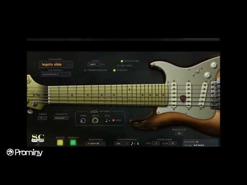 Reproducing live guitar performance using Prominy SC Electric Guitar 2