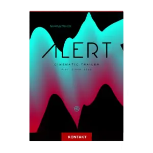 Alert audio plugin interface, designed for real-time signal notification and workflow enhancement in music production.