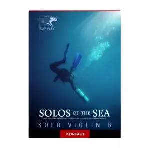 Solo violin performance titled ‘Solos of the Sea,’ featuring expressive classical violin music inspired by ocean themes.